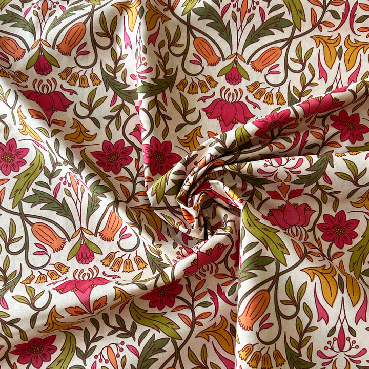 Popeline fleurs Souleo