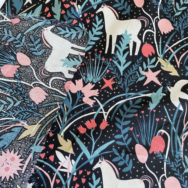 Popeline jolie licorne