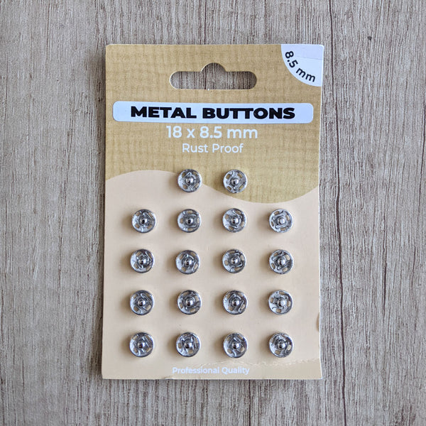 Pression à coudre 8,5 mm - Argent