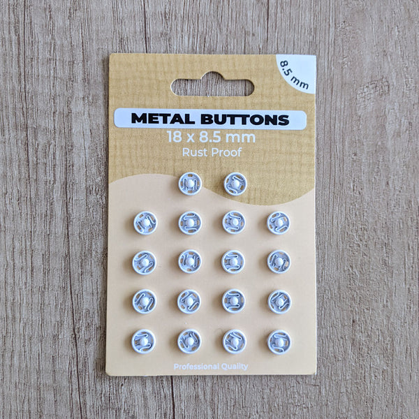 Pression à coudre 8,5 mm - Blanc