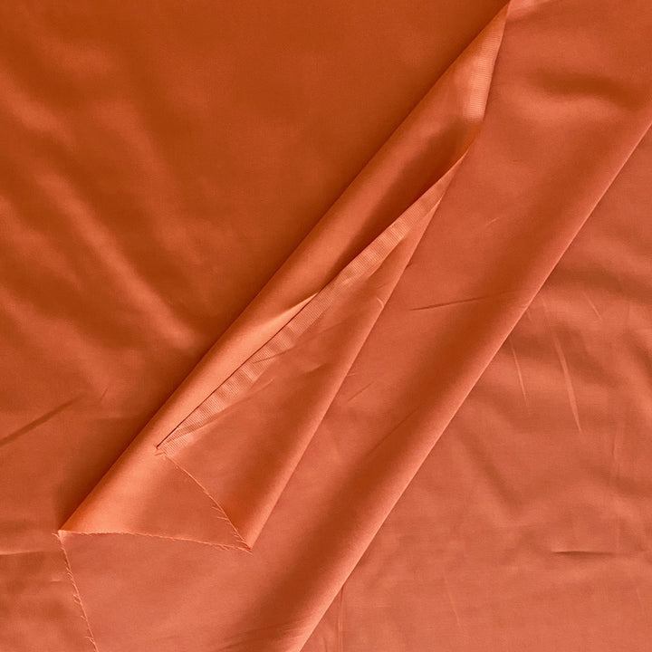 Satin de coton Orange