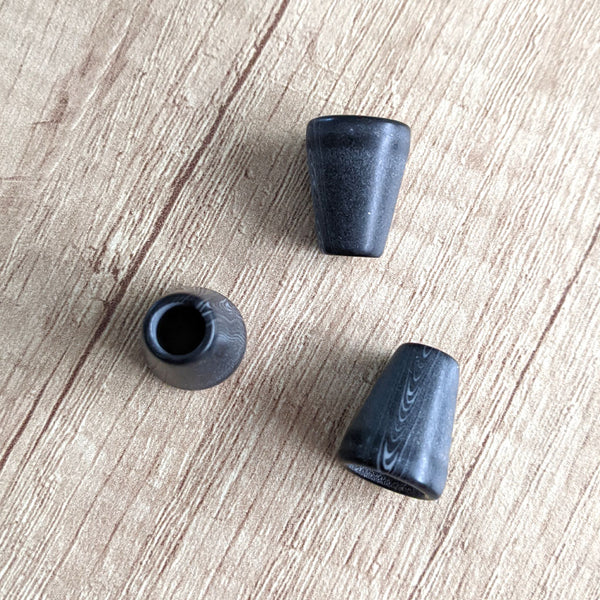 Embout pour cordon fumé noir