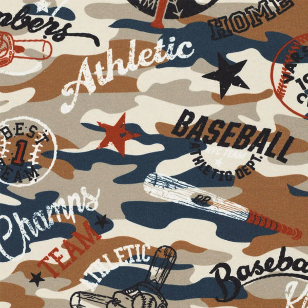 Sweat gratté camouflage baseball