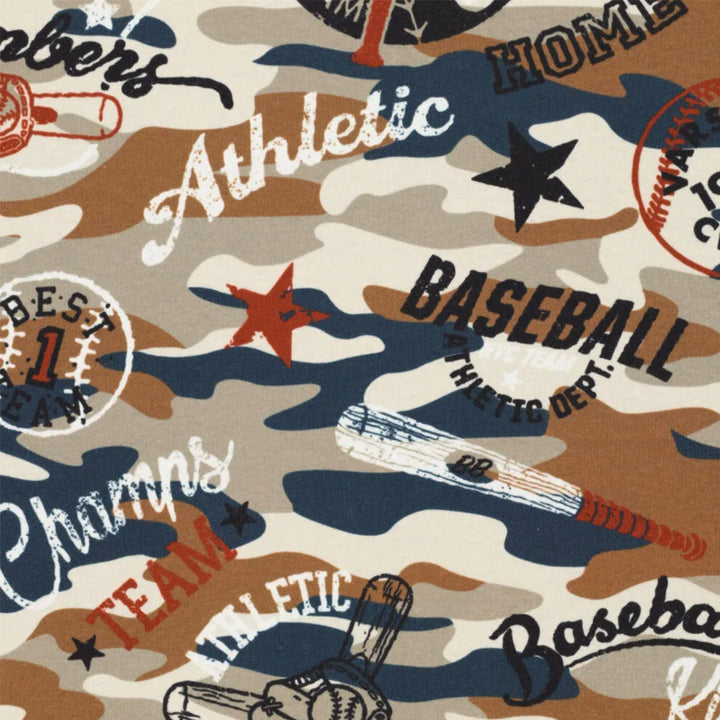 Sweat gratté camouflage baseball