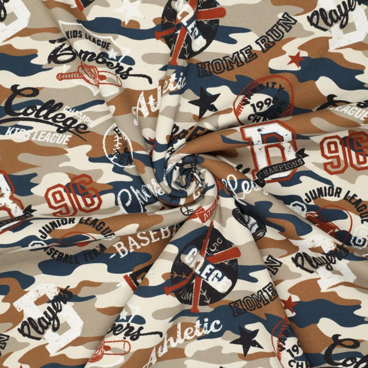 Sweat gratté camouflage baseball