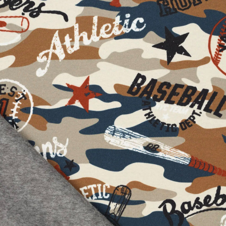 Sweat gratté camouflage baseball