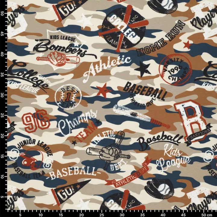 Sweat gratté camouflage baseball