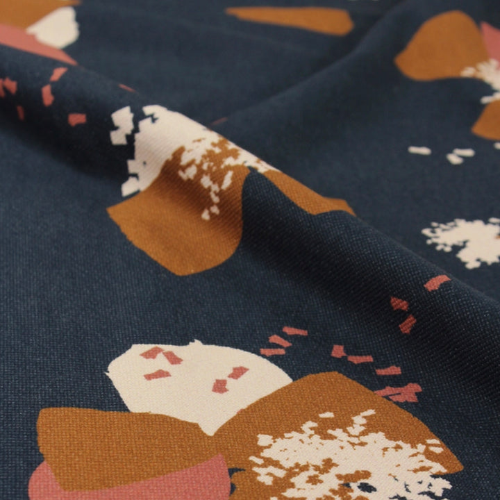 Sweat coton bio gratté Anénoma Bleu encre