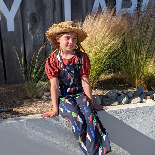 Salopette/Pantalon Tania - formes géométriques 8A