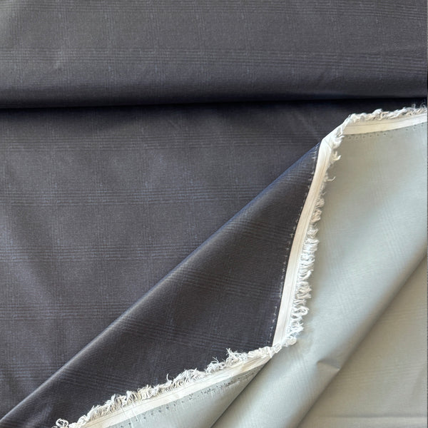 Tissu déperlant fin prince de galles gris