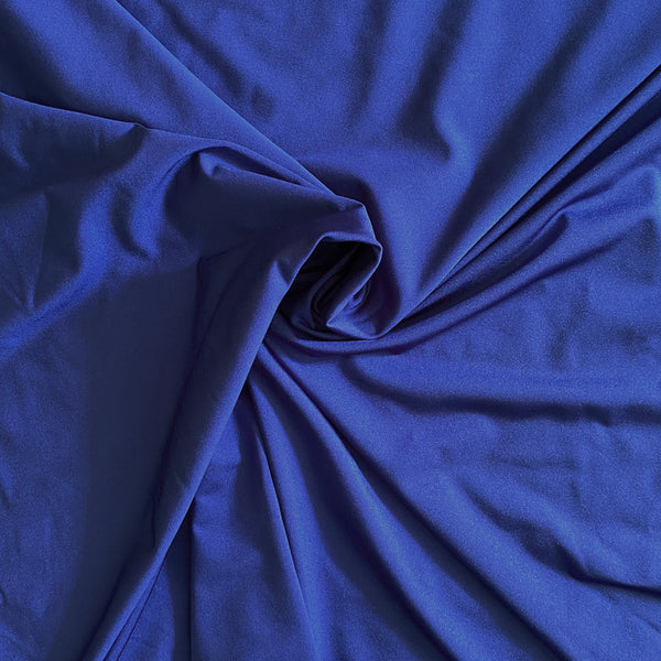 Tissu maillot de bain bleu intense