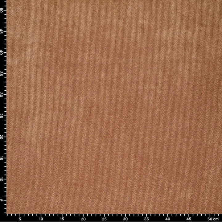 Velours Double face fines côtes et poils Café au lait