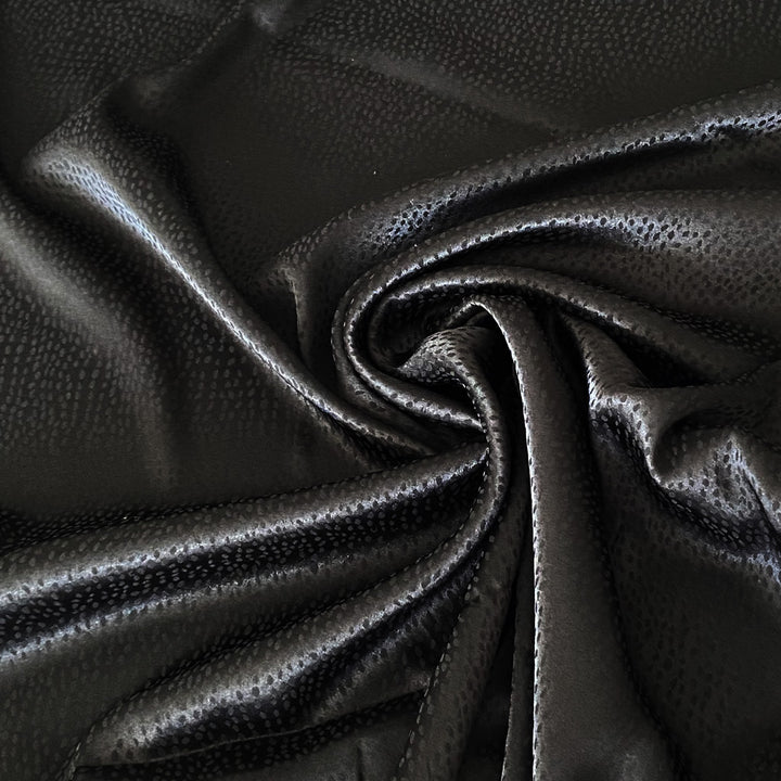 Viscose Jacquard plumetis Noir