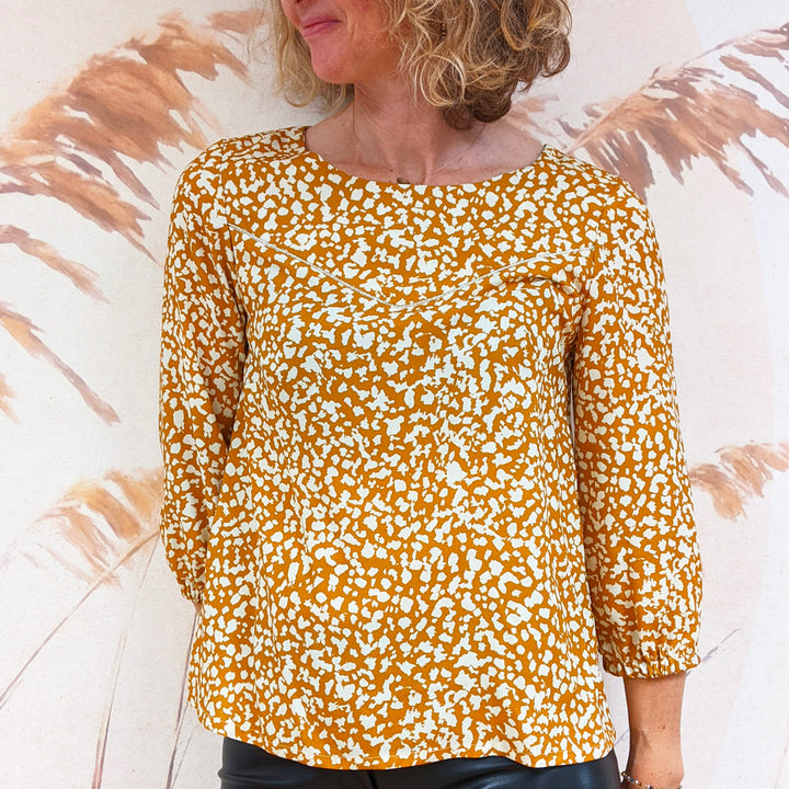Viscose Ecovero Radieuse Ocre Super Bison