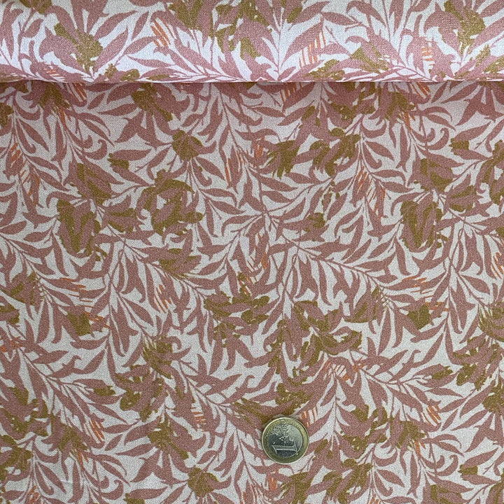 Viscose Fleur des marais Vieux rose