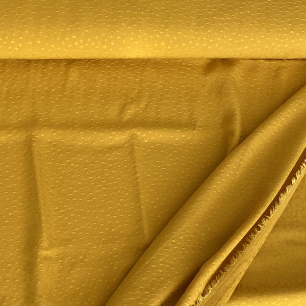 Viscose plumetis jaune or