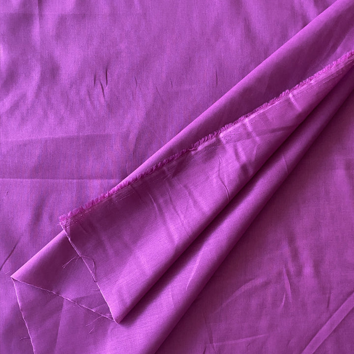 Voile de coton violet