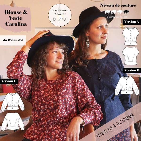 Patron blouse et veste femme