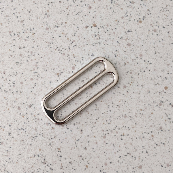 Boucle métal argent 40 mm
