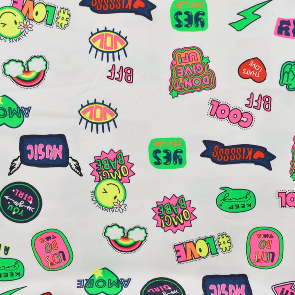 Jersey patch fluo