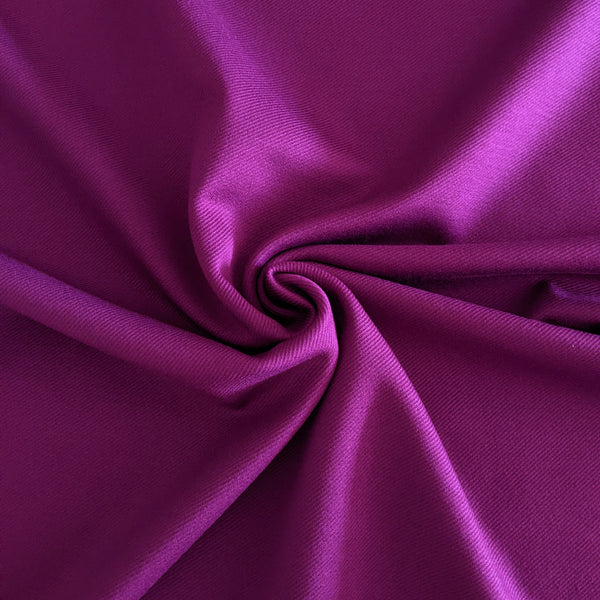 Maille sergé lourd violet intense