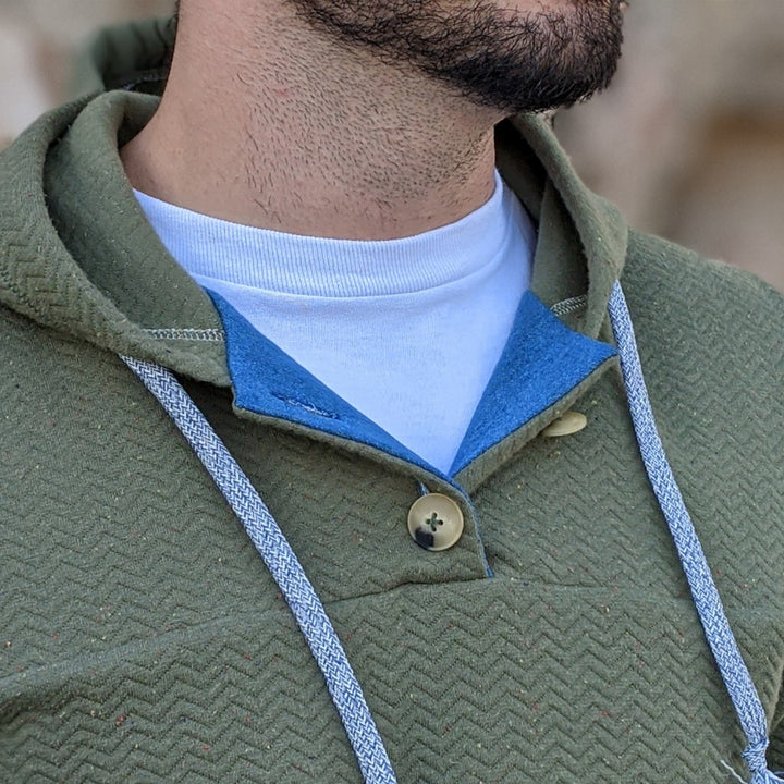 Patron sweat polo homme