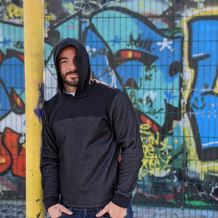 Patron sweat polo homme