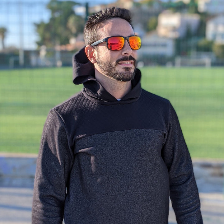 Patron sweat polo homme