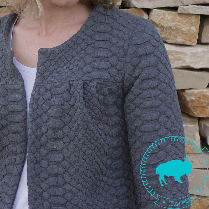 patron veste cardigan femme