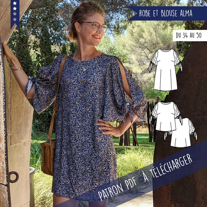 Patron robe et blouse alma