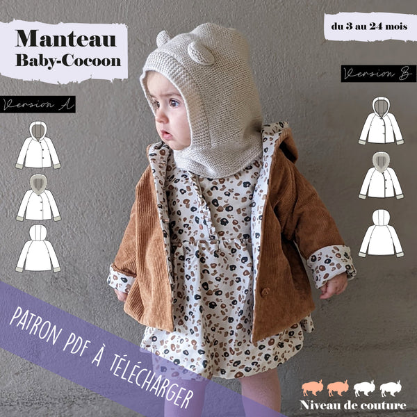 Patron Manteau bébé