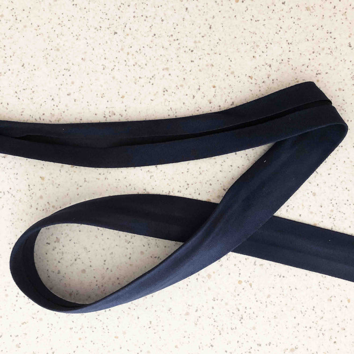 Rouleau De Biais En Polycoton Inastri – 20 M, Bleu Marine, Idéal Pour Les Finitions De Vêtements