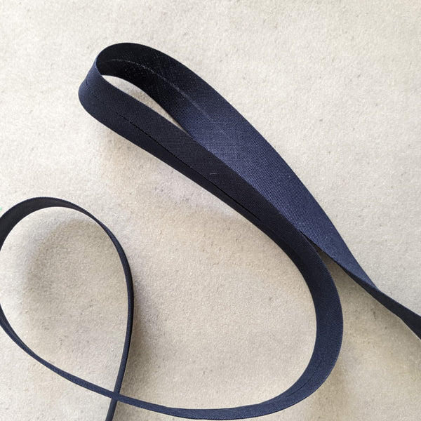 Biais Coton Bleu marine