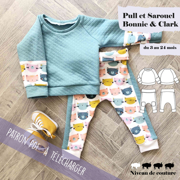 Patron pyjama bébé CORDOBA PDF – ikatee