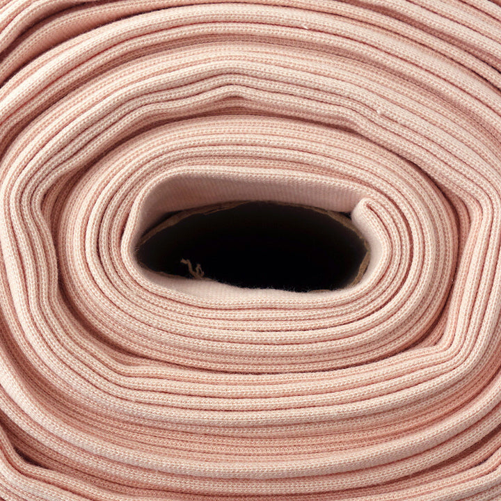 Bord Côte uni Rose poudre