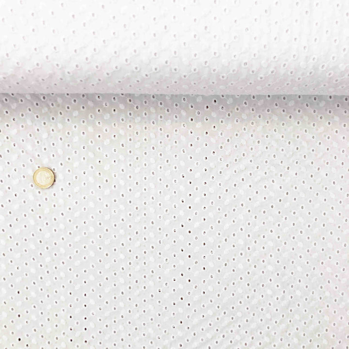 Broderie anglaise ronds réguliers