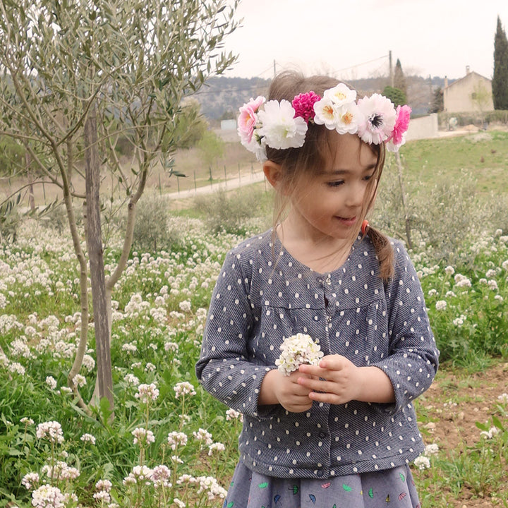 Patron PDF enfant Veste Camille 6/12 ans
