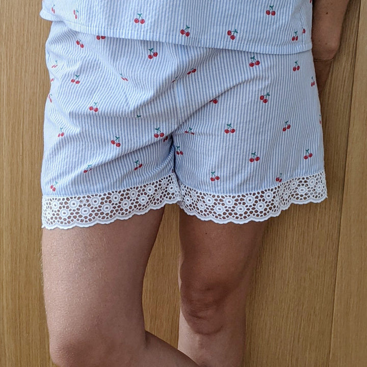patron pyjama d'été short