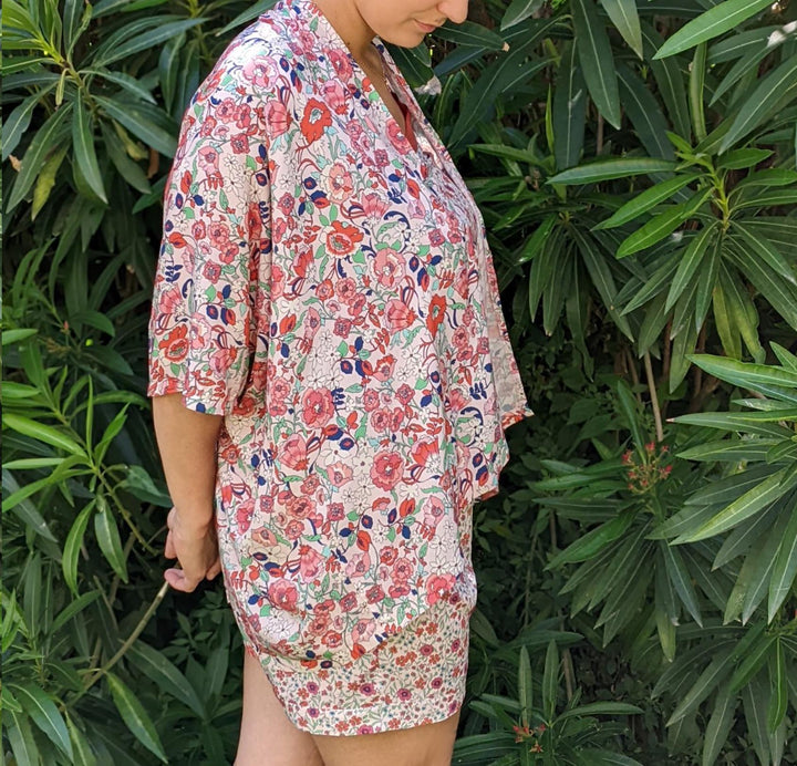patron pyjama d'été short