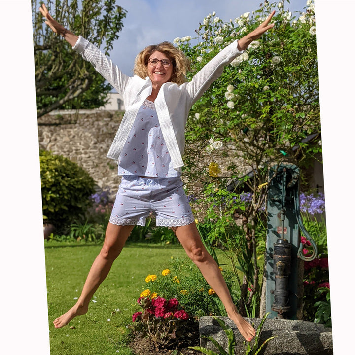 patron pyjama d'été short
