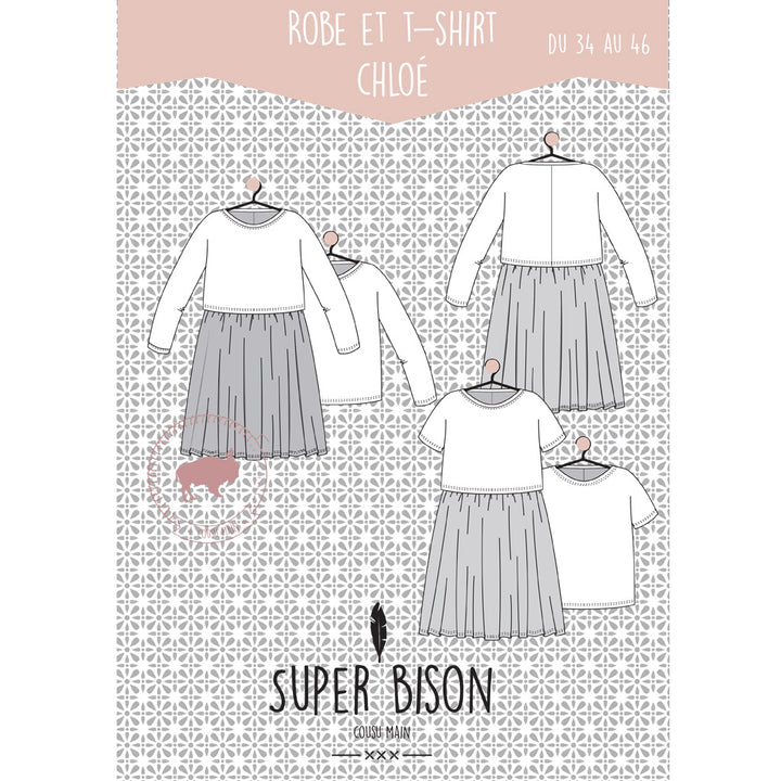 Patron Robe et T-shirt Femme Chloé (PDF)