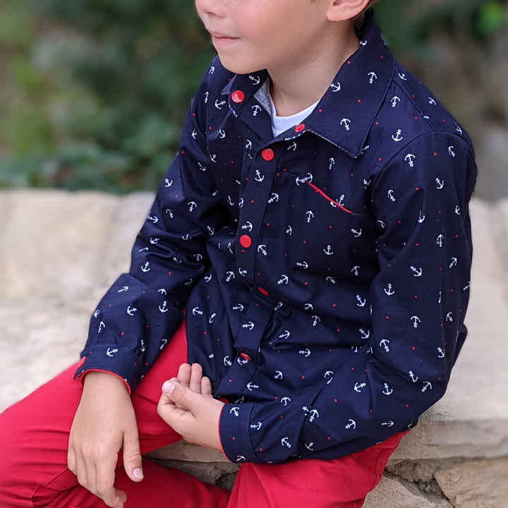 Patron Chemise, Sur-chemise et Robe Cooper 2/12 ans