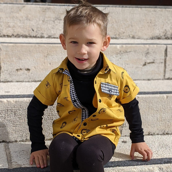 Patron Chemise, Sur-chemise et Robe Cooper 2/12 ans