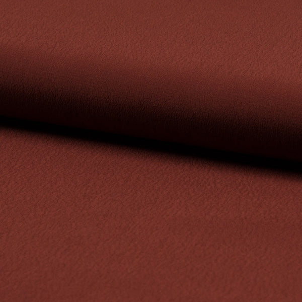 Crêpe de viscose brique