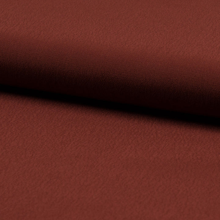 Crêpe de viscose brique