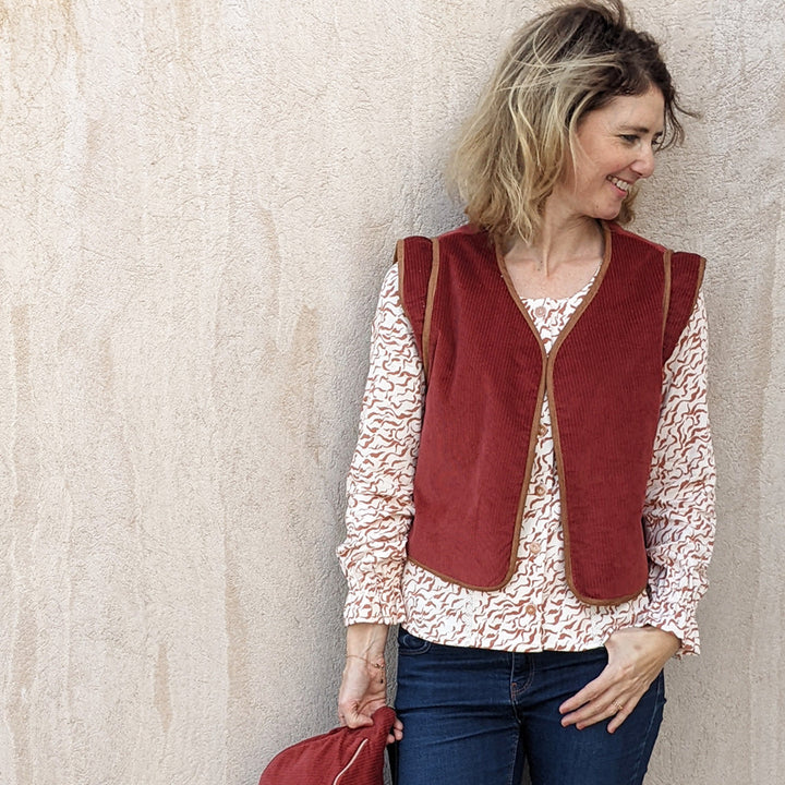 patron veste et gilet matelassé