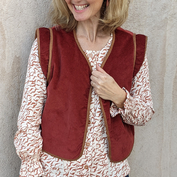 patron veste et gilet matelassé