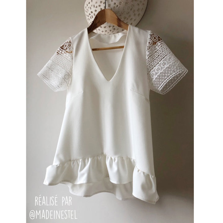 Patron Robe et blouse Délice du 34 au 50 (PDF)