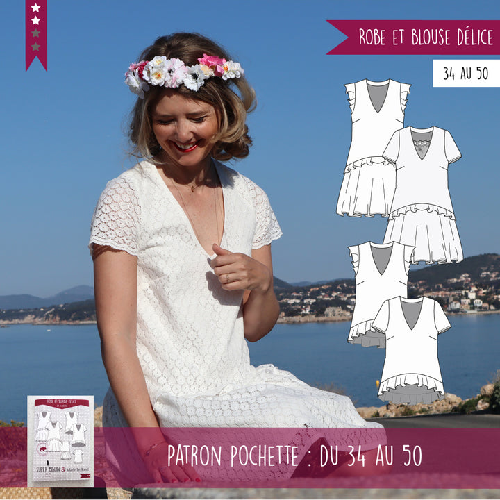 Duo : Patron Femme Délice et Patron Enfant Mini Délice