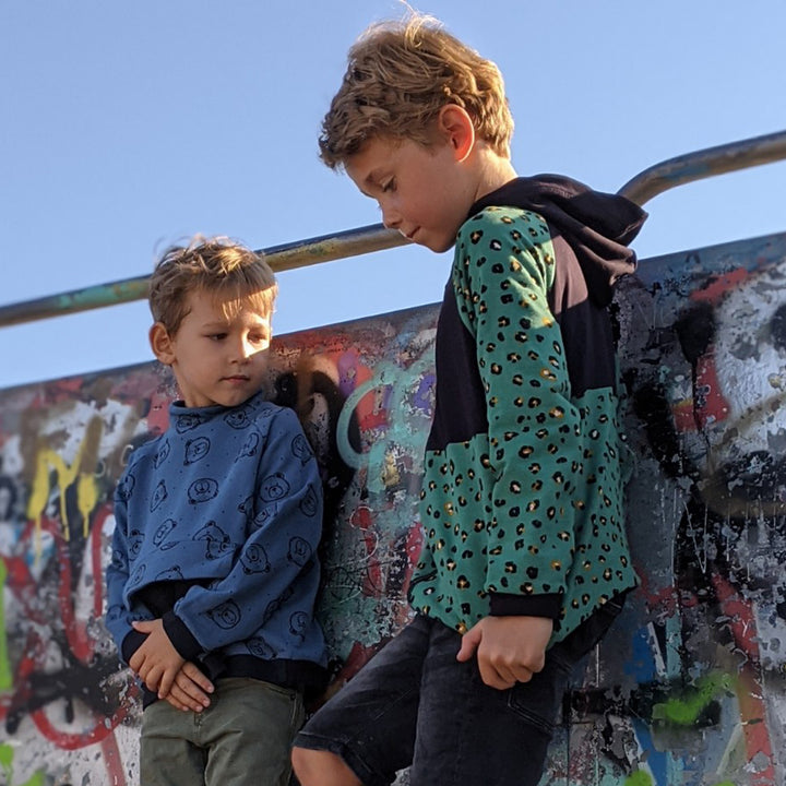 patron sweat à capuche enfant
